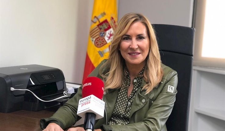 La presidenta del PP de Navarra y vicesecretaria de Organización del PP, Ana Beltrán, en una entrevista concedida a Europa Press. - EUROPA PRESS - Archivo