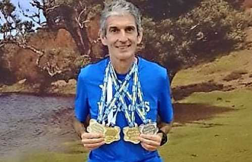 Gran cosecha de medallas para el atleta cántabro en Madeira.
