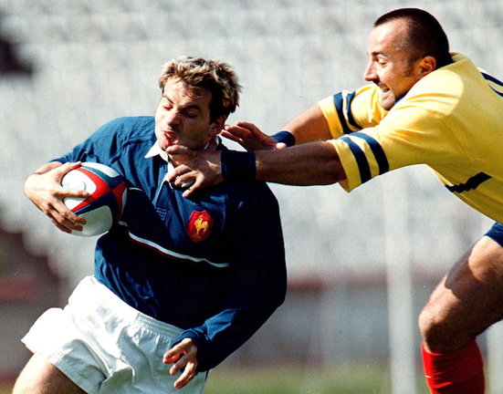 Christophe Dominici durante un partido amistoso ante Rumania. / ARCHIVO - EFE