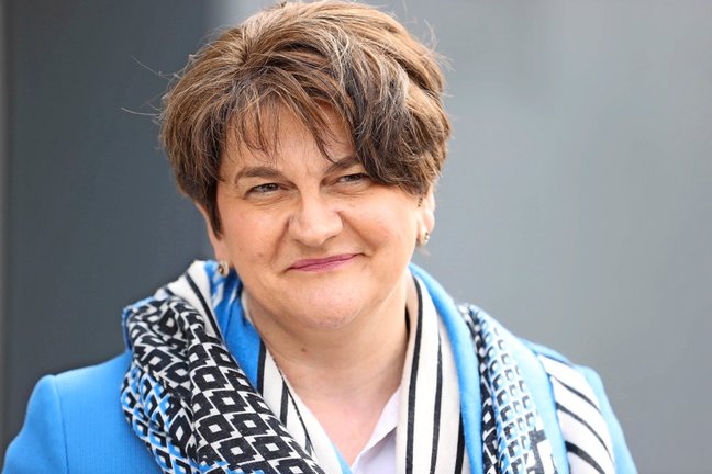 La ministra de Irlanda del Norte Arlene Foster. / Liam Mcburney