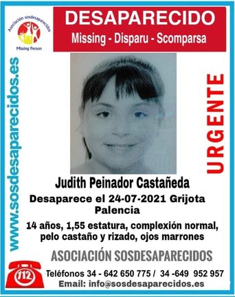 Información sobre la niña a la que se busca en Grijota (Palencia).