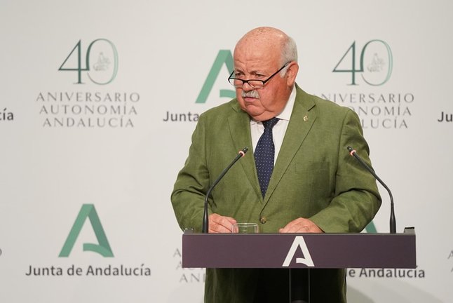 Archivo - El consejero de Salud y Familias, Jesús Aguirre
