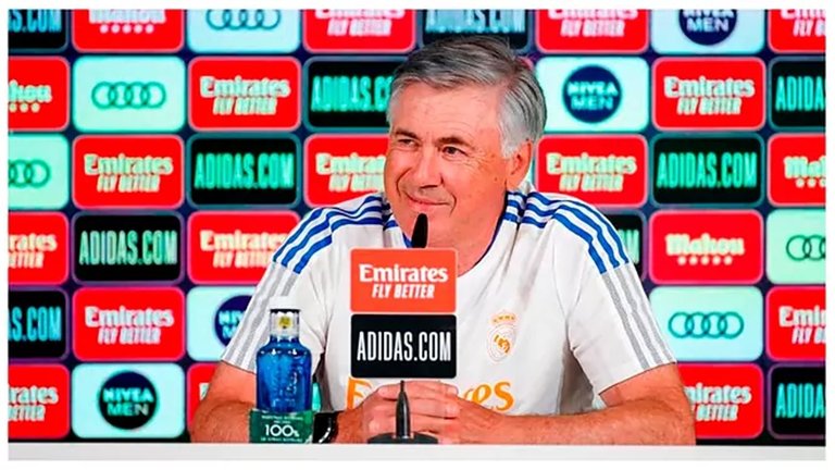 El entrenador del Real Madrid, Carlo Ancelotti.