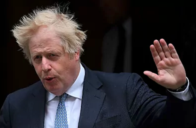 El 'premier' británico, Boris Johnson, en Downing Street.