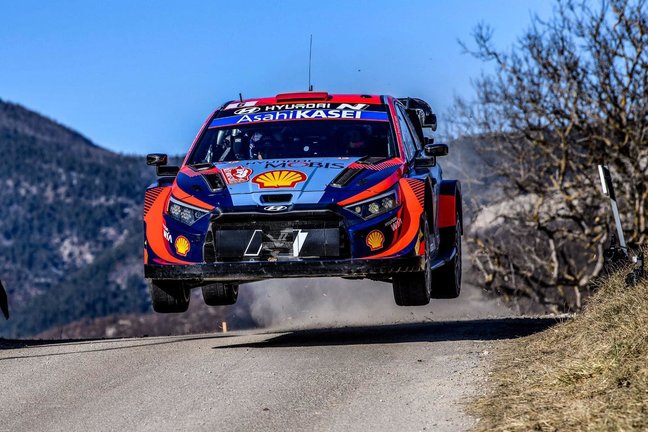 Dani Sordo en el Rally de Montecarlo. / FB.