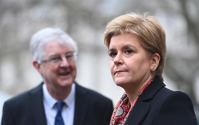 La ministra principal de Escocia, Nicola Sturgeon. EFE / Andy Rain