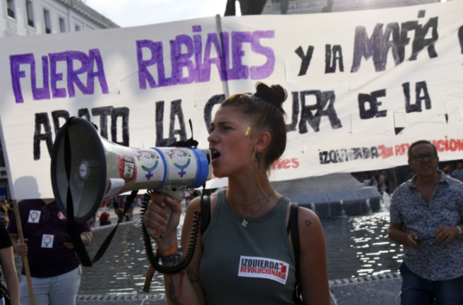 Manifestación contra Rubiales. / R. Zubelzu