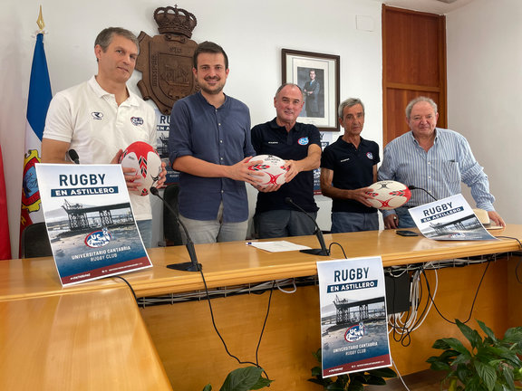 Astillero presenta su nueva escuela de rugby. / ALERTA