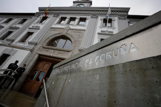 Fachada de la Audiencia Provincial de A Coruña. EFE / Cabalar
