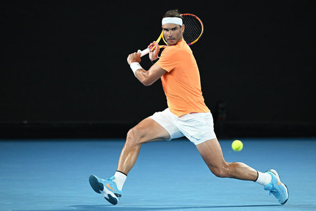 El tenista español Rafael Nadal anuncia su regreso a las pistas. EFE/EPA/DIEGO FEDELE
