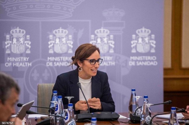 La ministra de Sanidad, Mónica García. / AEE