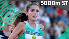 Marta García firma el récord de España de 5.000 metros en pista corta y logra la mínima olímpica. / RFEA