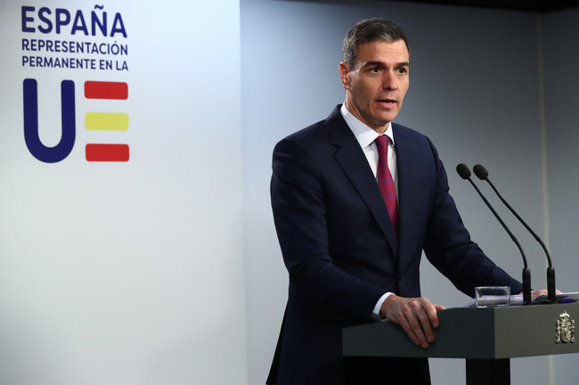 El presidente del Gobierno de España, Pedro Sánchez. / EP
