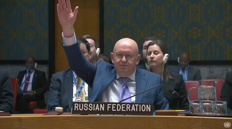 Representante de Rusia en la ONU.