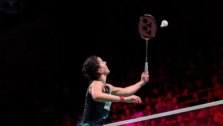 Carolina Marín se mete a una final más en el Europeo. / Badminton Photo