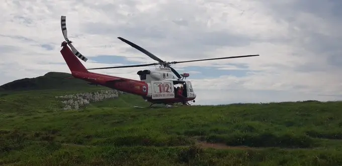 El helic&oacute;ptero del Gobierno regional.