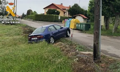 Veh&iacute;culo accidentado.