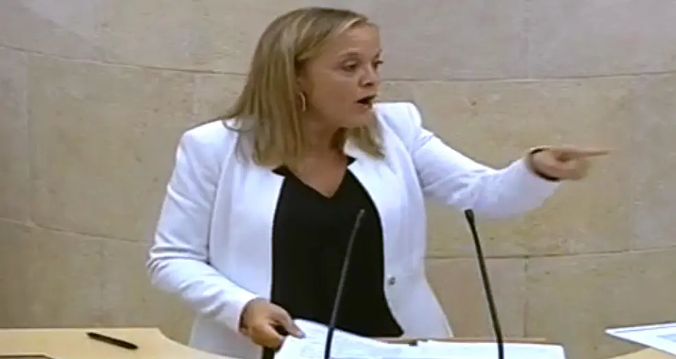 La diputada del PP, Isabel Urrutia. / ALERTA
