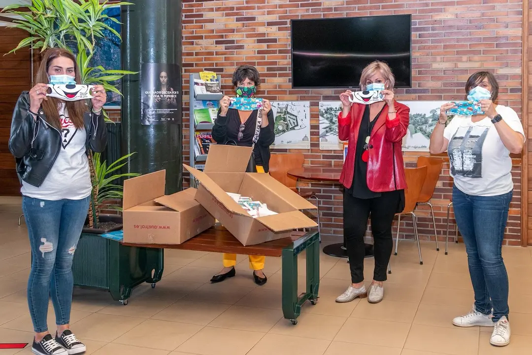 Mascarillas infantiles reutilizables y lavables que repartir&aacute; Polanco a ni&ntilde;os del municipio