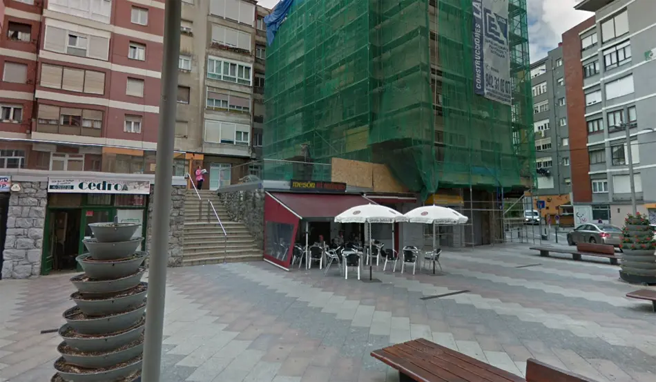 La calle Montejurra en Santander.