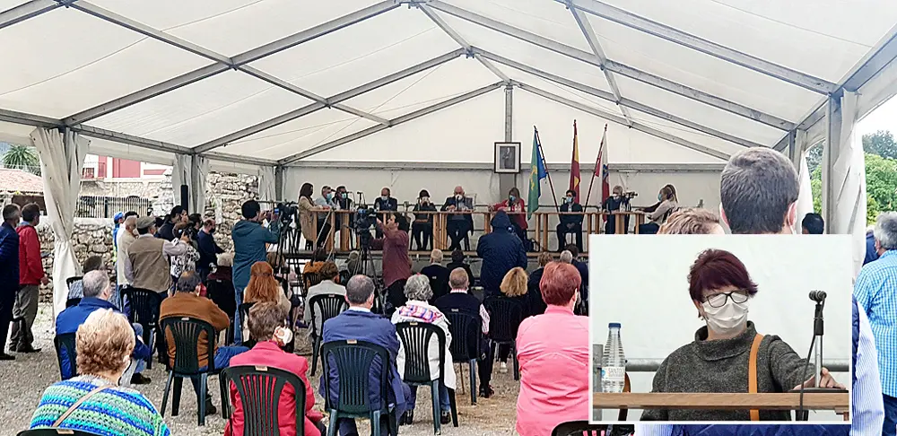 En la imagen superior (E. PRESS), los concejales durante el pleno. Abajo, fotograf&iacute;a de &lsquo;Miguel Ramos&rsquo; de la nueva alcaldesa.