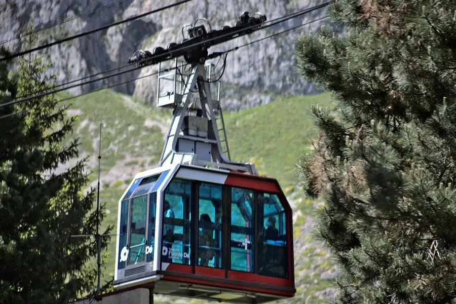 El telef&eacute;rico de Fuente D&eacute;, instalaci&oacute;n de Cantur en el Parque Nacional de los Picos de Europa (Cantabria)./Maru Garc&iacute;a
