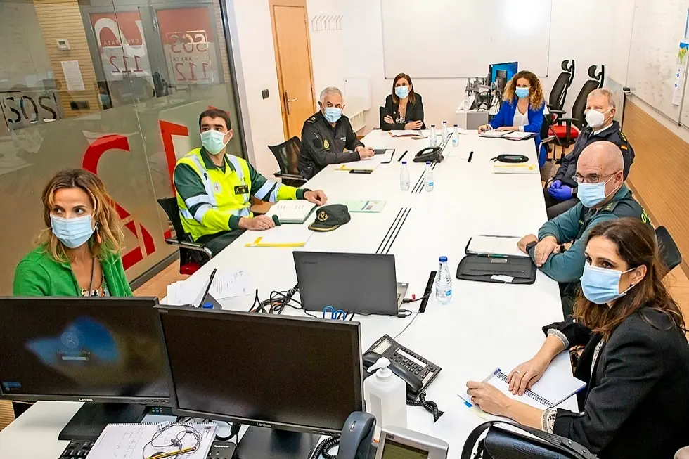 Reuni&oacute;n del CECOPI durante el estado de alarma. / alerta