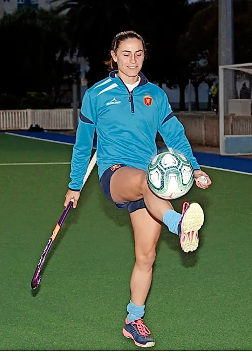 Bea P&eacute;rez, en La Albericia, antes del confinamiento. / Jos&eacute; Ram&oacute;n