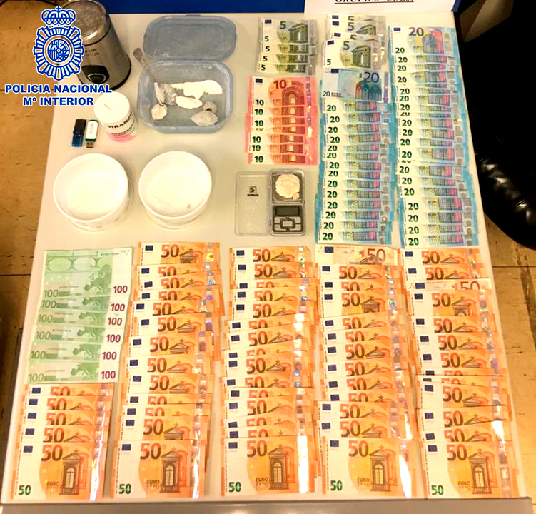 Material intervenido por la Polic&iacute;a Nacional.