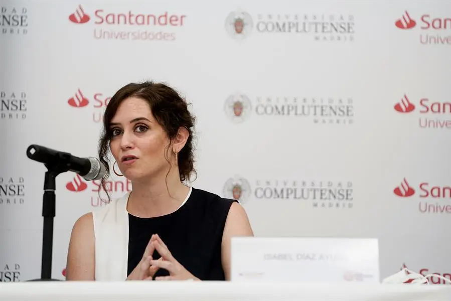 La presidenta regional, Isabel D&iacute;az Ayuso.EFE/ Comunidad de Madrid