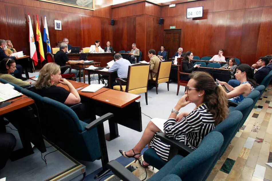 Pleno del Ayuntamiento de Santander.