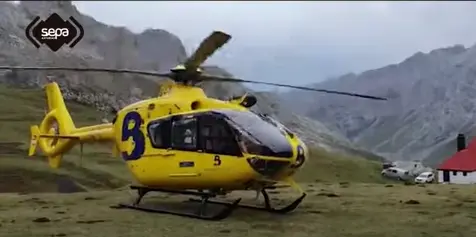 El Grupo de Rescate del SEPA en Pe&ntilde;a Vieja.