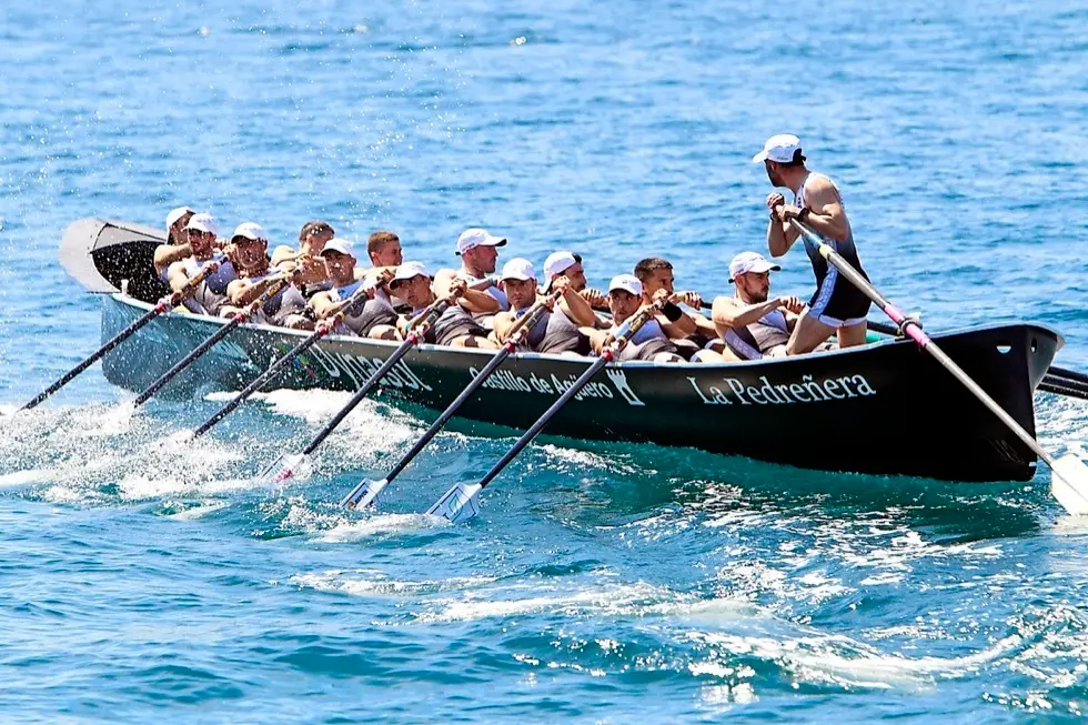 La tripulaci&oacute;n de Pedre&ntilde;a tras finalizar la regata de ayer.