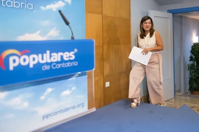 La presidenta del PP, Mar&iacute;a Jos&eacute; S&aacute;enz de Buruaga.