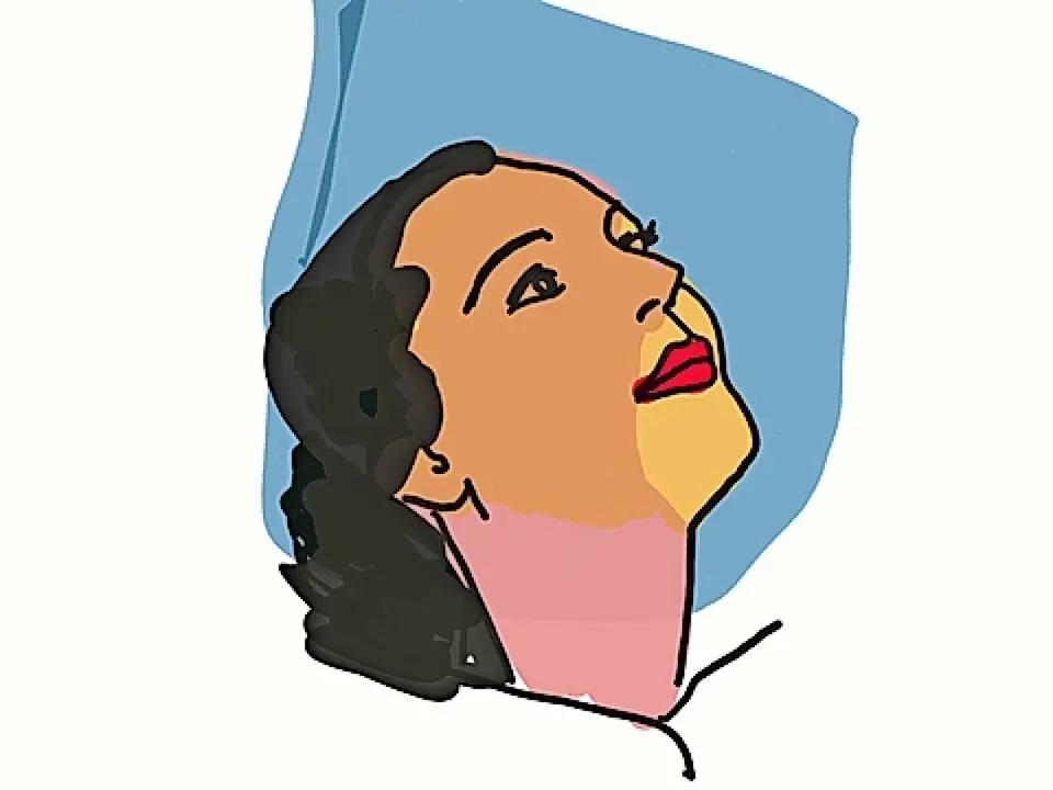 &lsquo;After Man Ray. Genica Athanasiou II&rsquo; Dibujo digital sobre papel Hahnem&uuml;hle. 40 x 50 cm. / SUSANA REBERDITO
