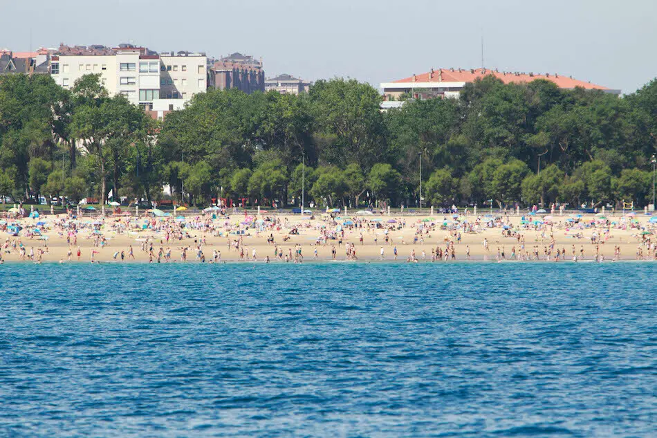 Playa del Sardinero en Santander. / J.R.