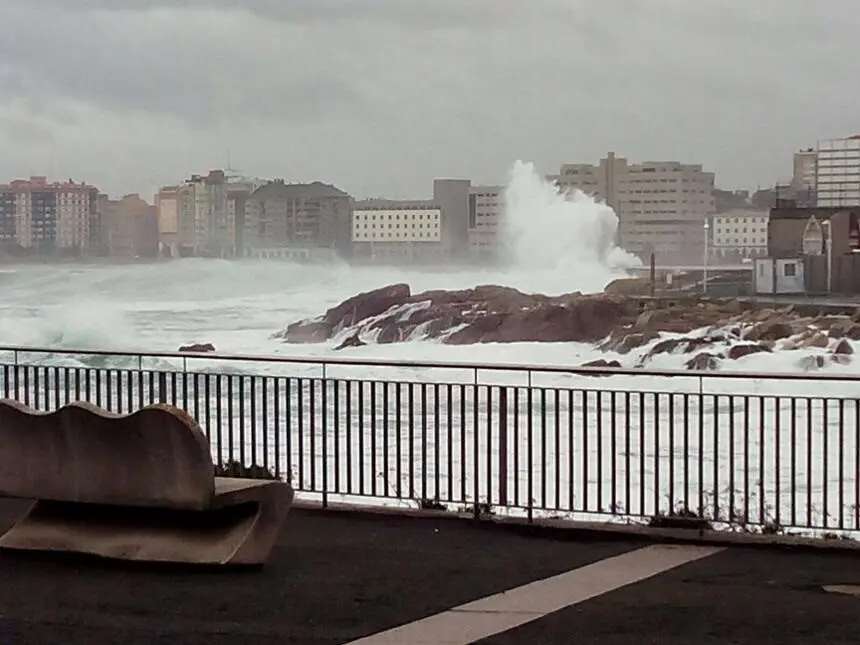 Oleaje en A Coru&ntilde;a
