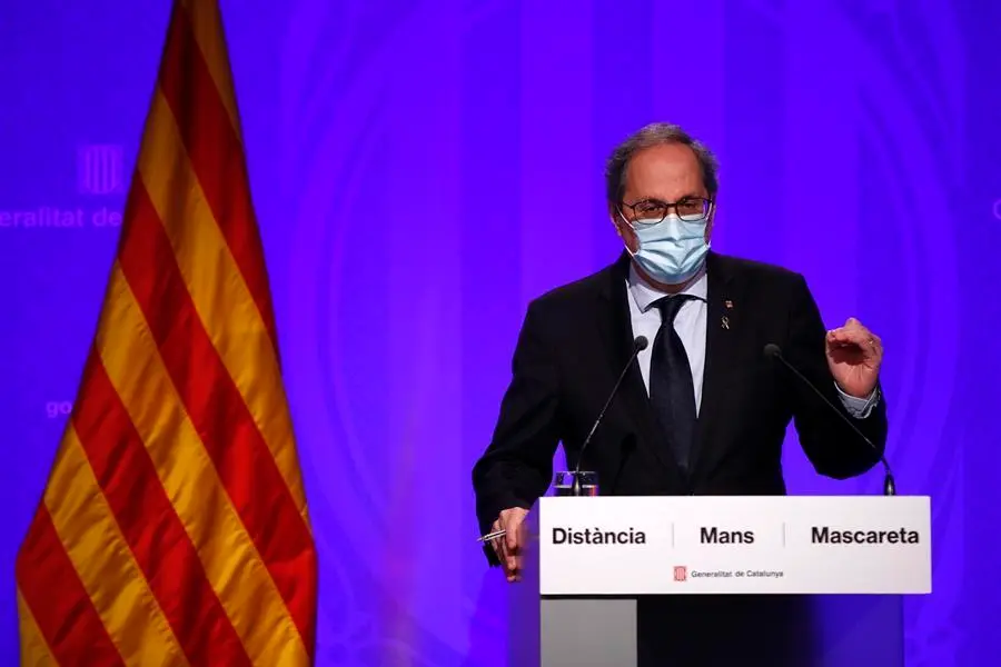 El presidente de la Generalitat, Quim Torra. EFE/ Alejandro Garc&iacute;a/Archivo