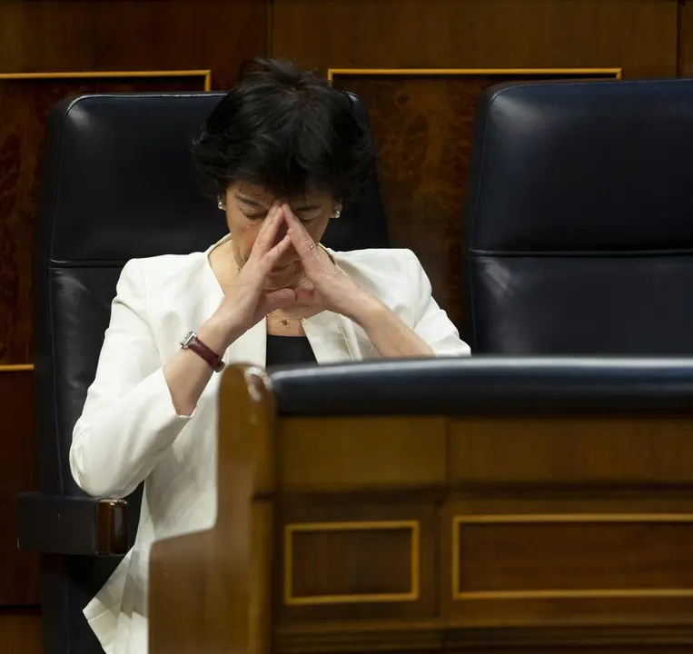archdc. Madrid, 17 de junio de 2020. Pleno de control al Gobierno en el Congreso de los Diputados. En la imagen: Isabel Celaa. Foto: &copy; IGNACIO GIL.