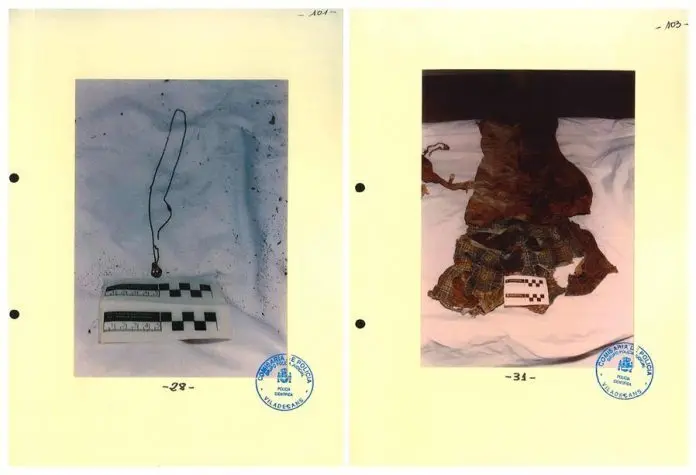 Foto de archivo de uno de los pliegos del informe de la investigaci&oacute;n policial del asesinato de Nidia Rodr&iacute;guez S&aacute;nchez perpetrado el 5 de octubre de 1997. Si hubieran pasado tres meses m&aacute;s, nadie habr&iacute;a podido juzgar a Rafael por matar a su exnovia en Barcelona en 1997. Pero tras casi 20 a&ntilde;os huido en Nueva York, fue multado por orinar en la calle poco antes de que la Polic&iacute;a reactivara su b&uacute;squeda. EFE/Polic&iacute;a Nacional