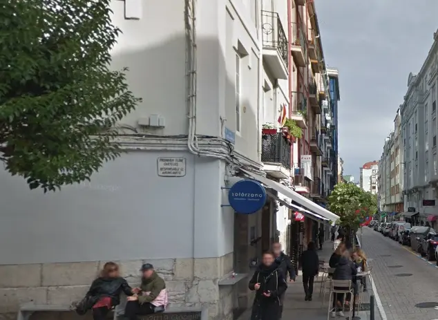 Calle Pe&ntilde;a Herbosa de Santander.