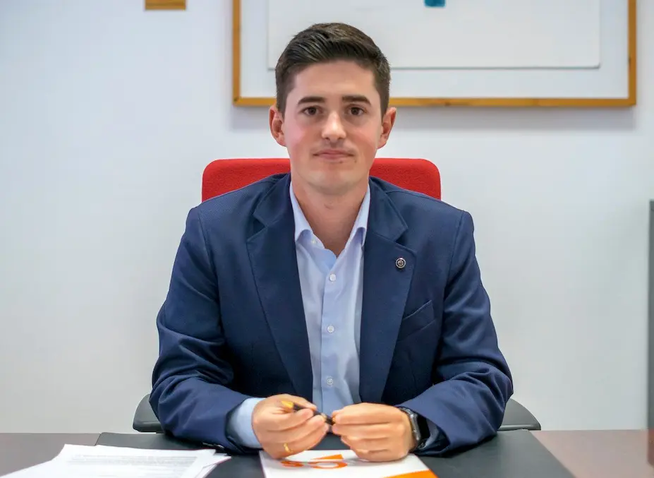El diputado de Ciudadanos (Cs) Cantabria en el Parlamento, Diego Mara&ntilde;&oacute;n. / ALERTA