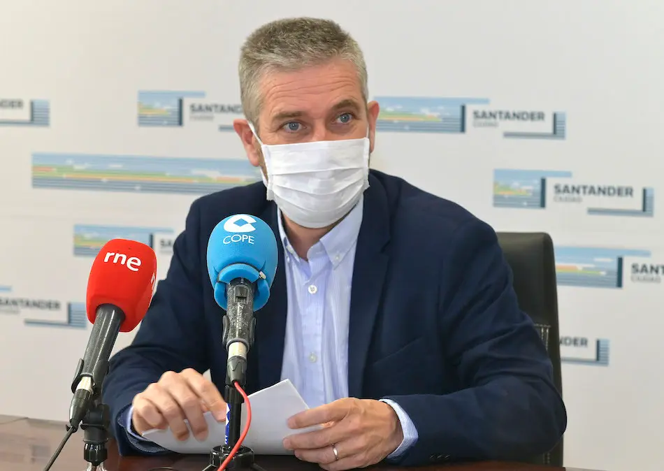 El portavoz del Ayuntamiento de Santander, Javier Ceruti. / ALERTA