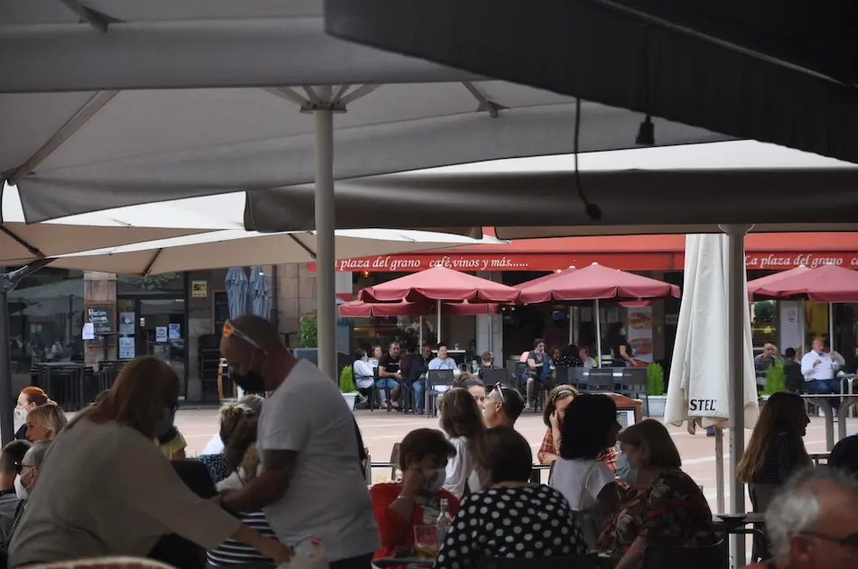Vista de la Plaza Baldomero Iglesias en Torrelavega. / S.D.