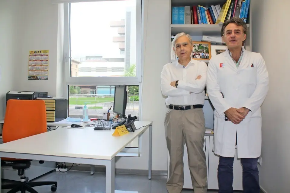 Miguel &Aacute;ngel Gonz&aacute;lez-Gay y Ricardo Blanco, investigadores del estudio.