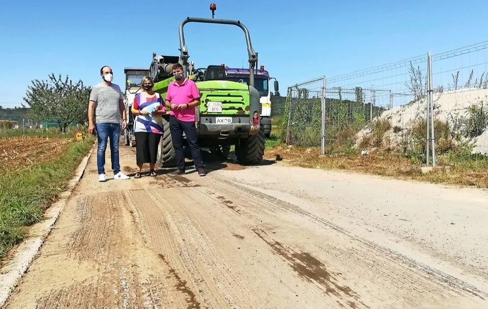 Visita a las obras. / alberto g. ib&aacute;&ntilde;ez