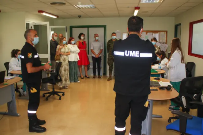 Efectivos de la Unidad Militar de Emergencias (UME).