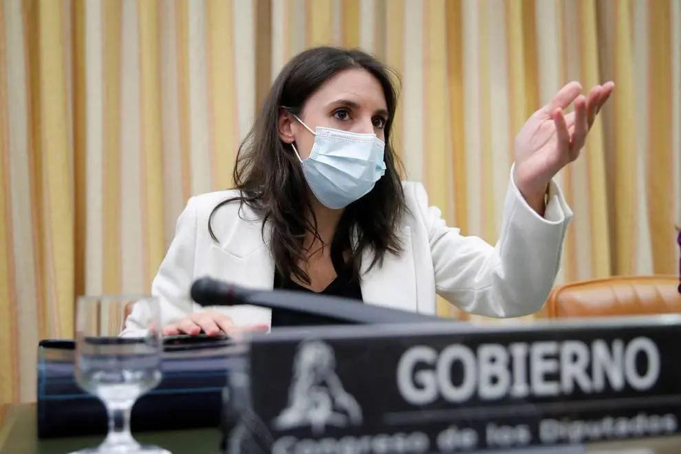 La ministra de Igualdad, Irene Montero. /EFE