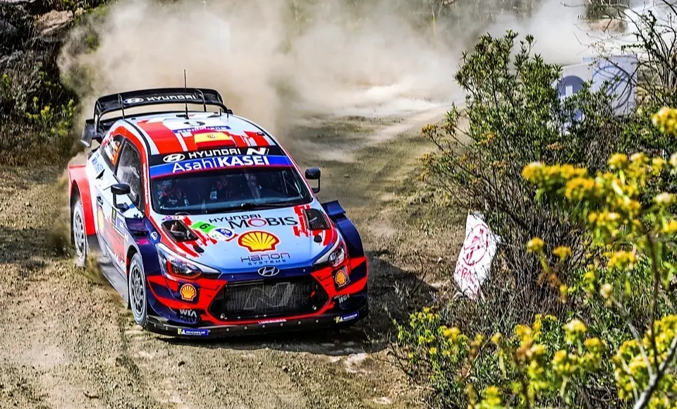 Dani Sordo en su Hyundai durante un rally. / alerta