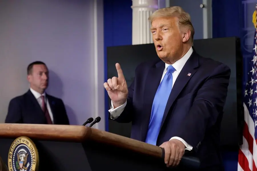 En la imagen, el presidente de EE.UU., Donald Trump. EFE/EPA/Yuri Gripas/Archivo